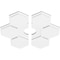 Ekena Millwork Daisy Architectural Grde PVC Contemporary Ceiling Medallion, Two Piece, 18"OD x 3"ID x 6 1/4"C x 1"P CMP18DY2-03000 - alternate 2